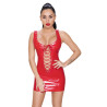 Black Level Robe Vinyl Dress Rope Rouge